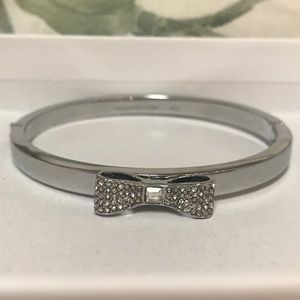 Kate Spade silver bow bracelet